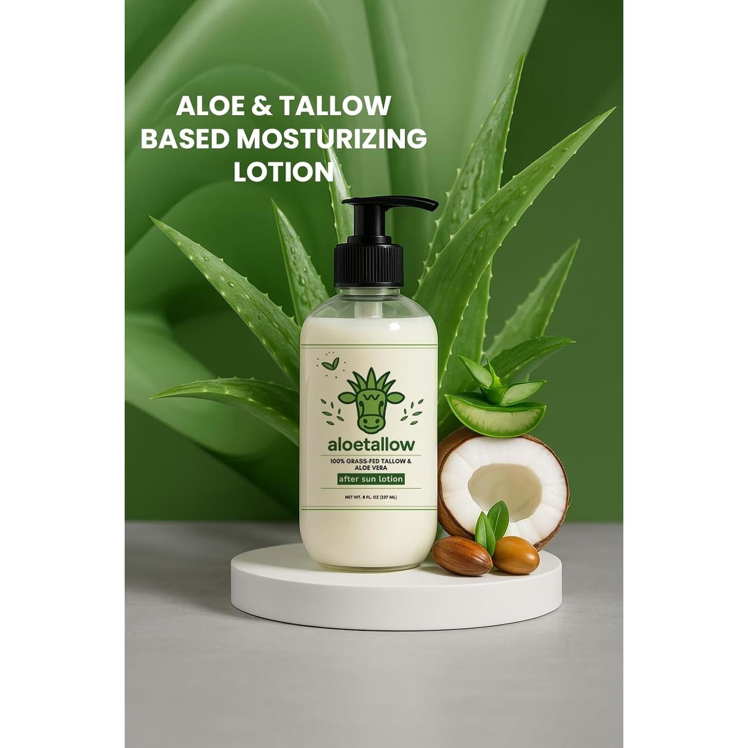 Loción Después del Sol AloeTallow 248g - Hidratante Natural