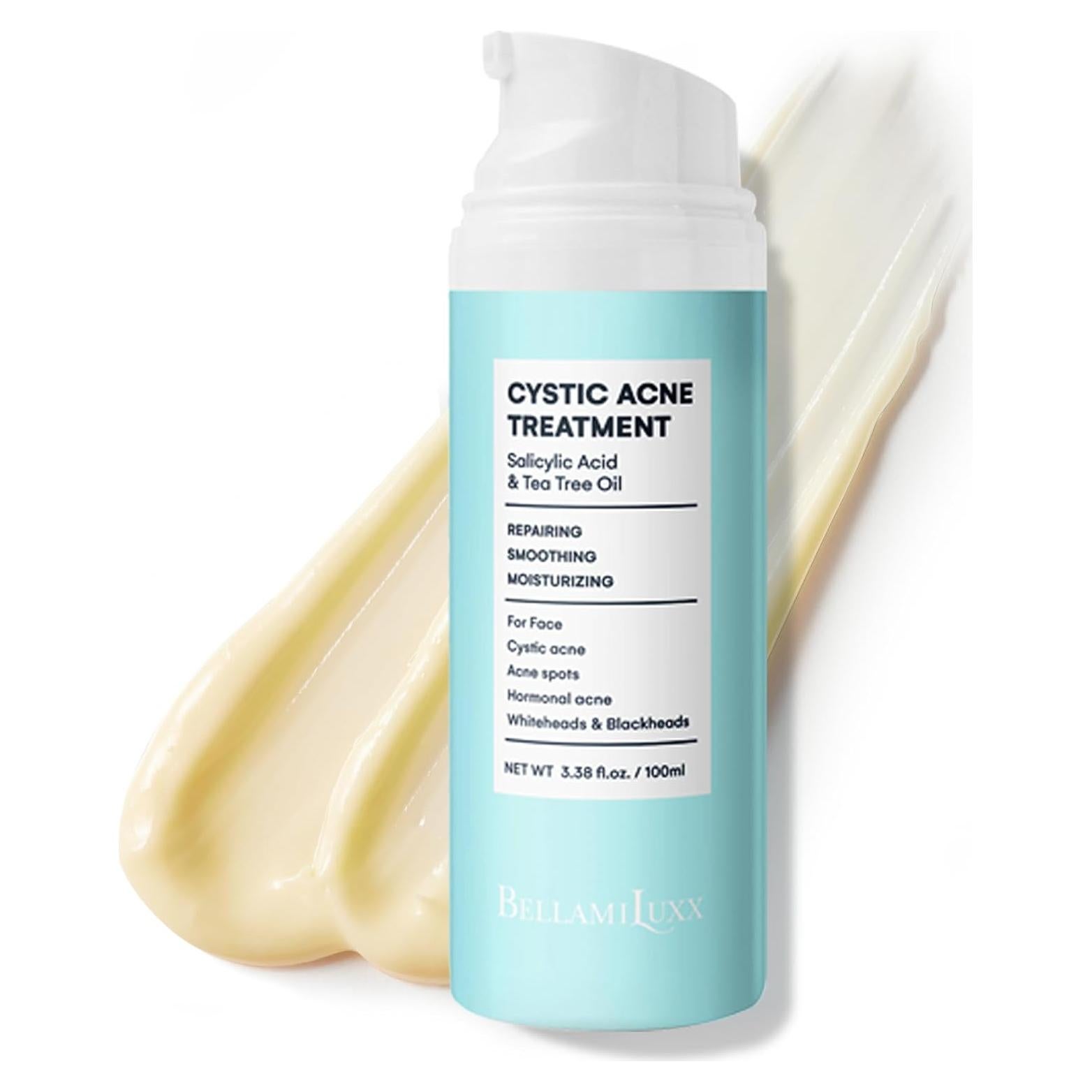 Crema Tratamiento Acné Quístico BellamiLuxx 149g - Hidratante Anti-Acné