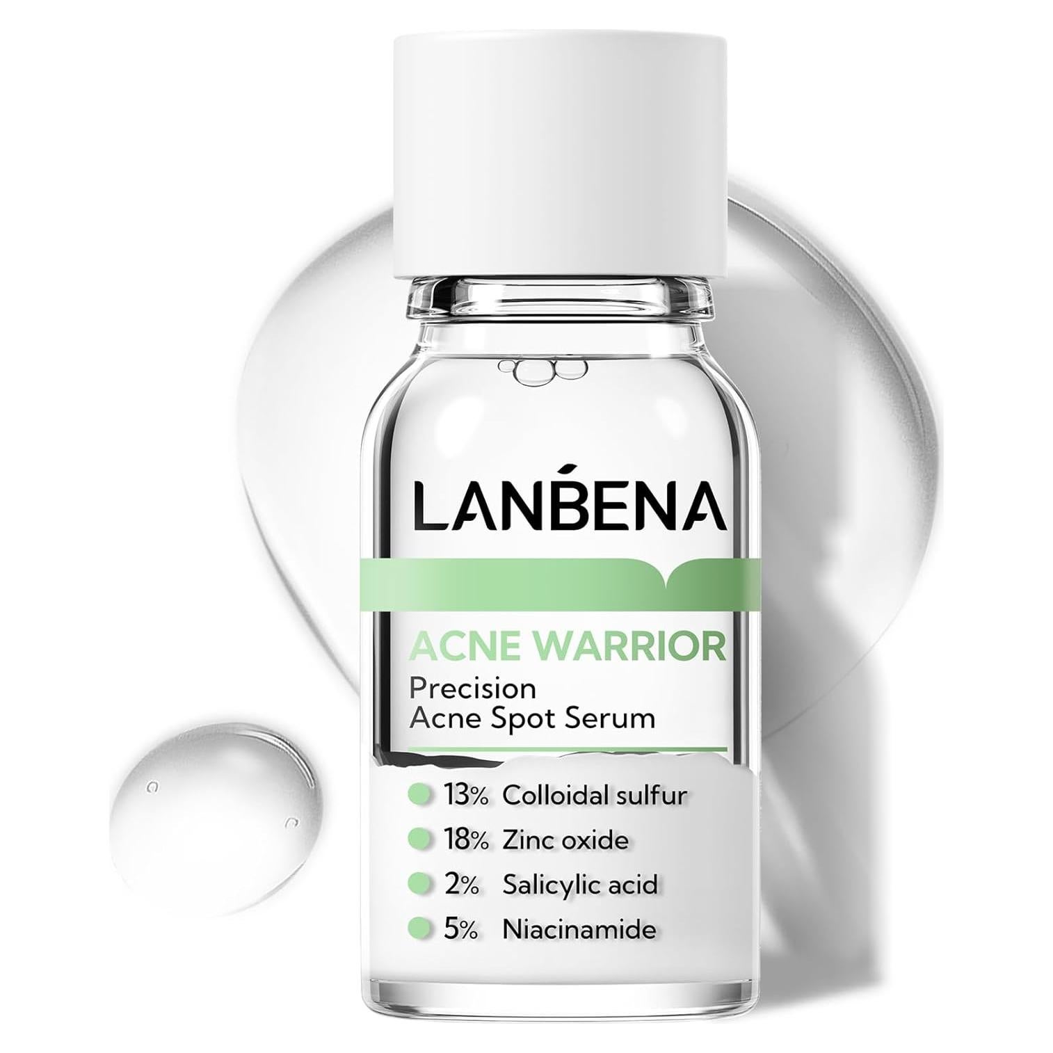 Suero Secante para Acné LANBENA 12.4 ml - Tratamiento Nocturno