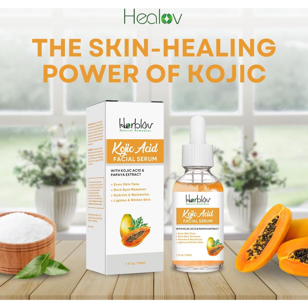 Suero Aclarador de Piel Herblov - Ácido Kójico 81g