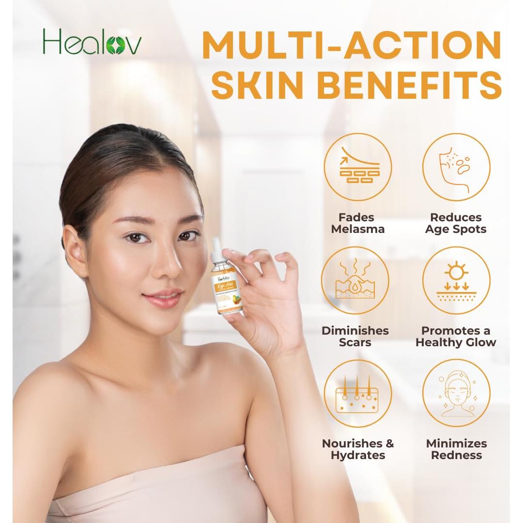 Suero Aclarador de Piel Herblov - Ácido Kójico 81g