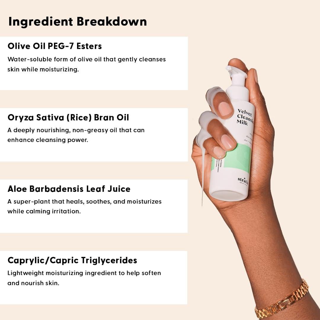 Leche Limpiadora Stratia 236.6 ml - Hidratante Facial Suave