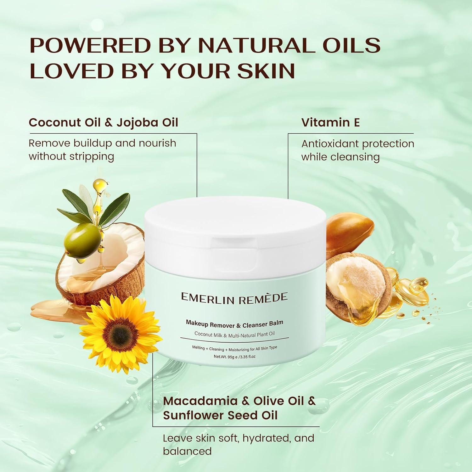 Desmaquillante Balsamo Limpiador EMERLIN REMÈDE 95g Coco