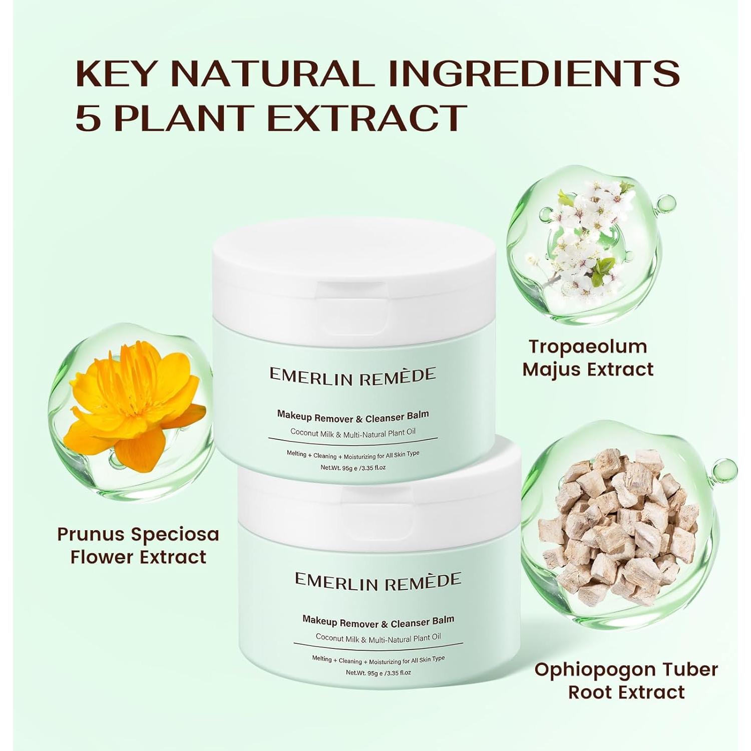 Desmaquillante Balsamo Limpiador EMERLIN REMÈDE 95g Coco