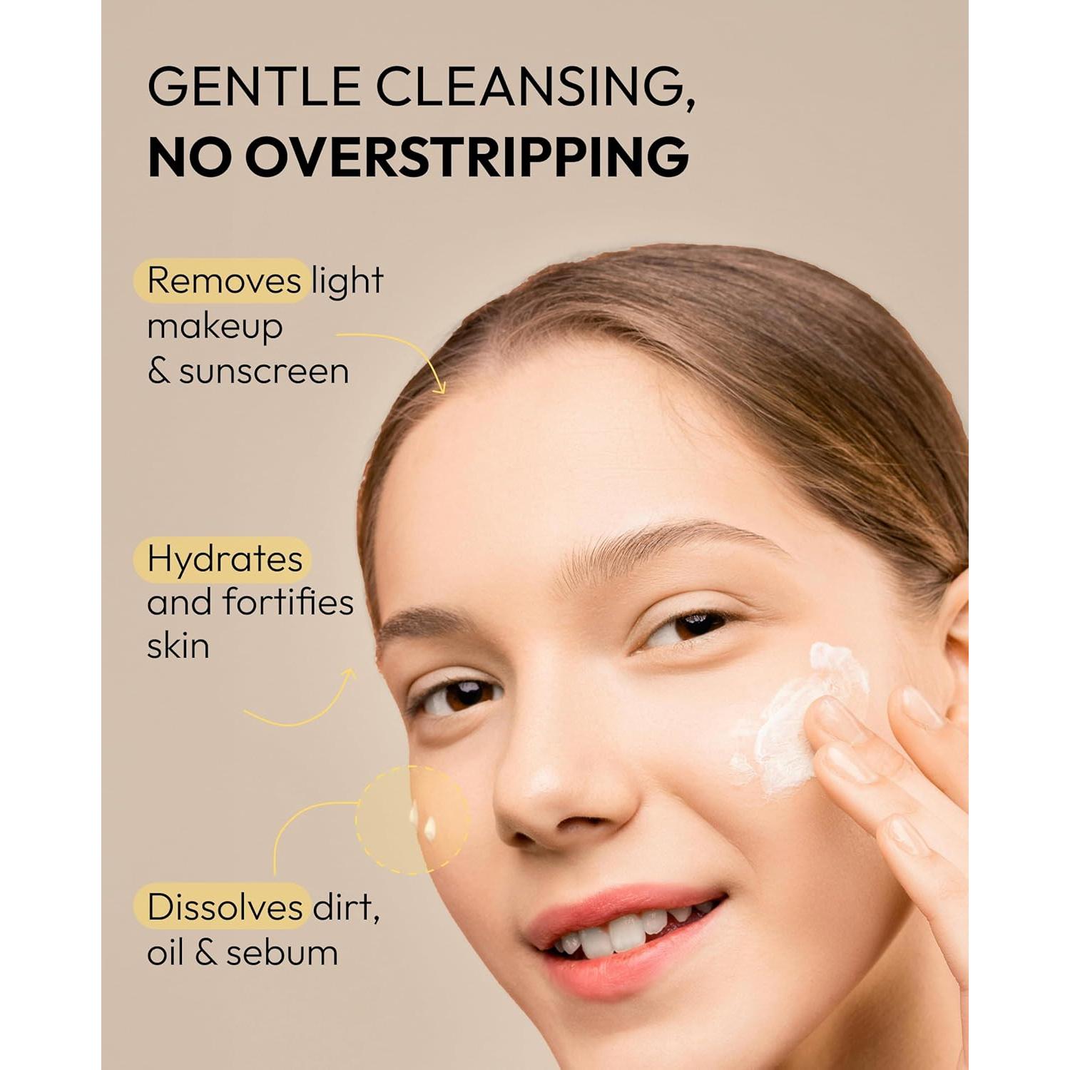 Crema Limpiadora Lechosa De:maf 300 ml - Hidratante Facial Piel Sensible