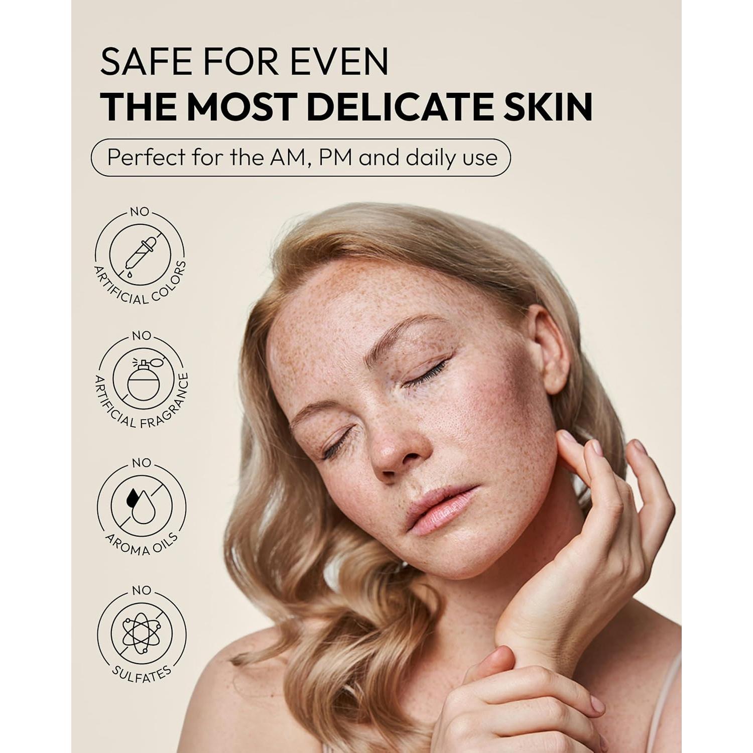 Crema Limpiadora Lechosa De:maf 300 ml - Hidratante Facial Piel Sensible