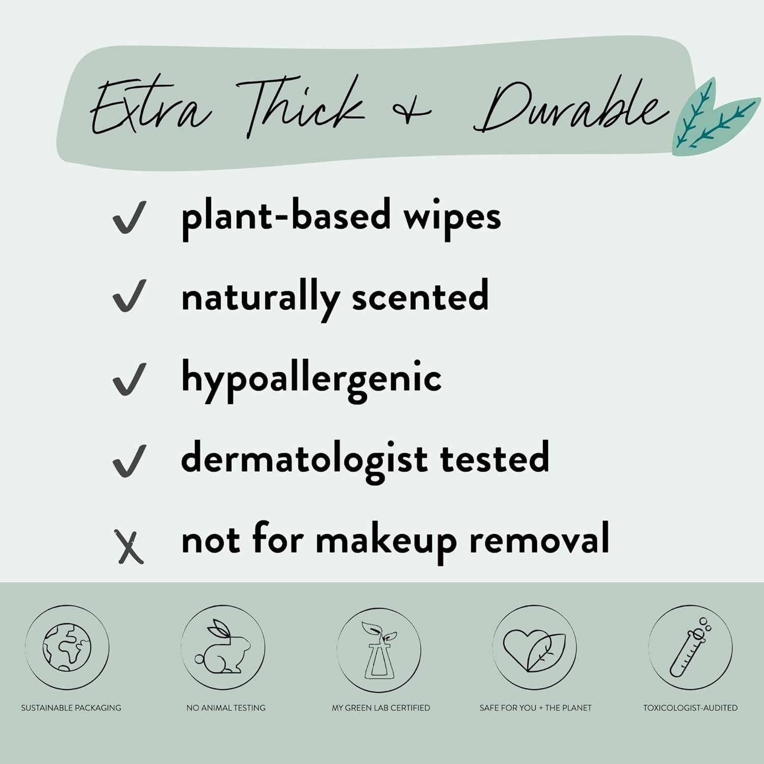 Toallitas Hidratantes The Honest Company Aloe Pepino 60 Unidades