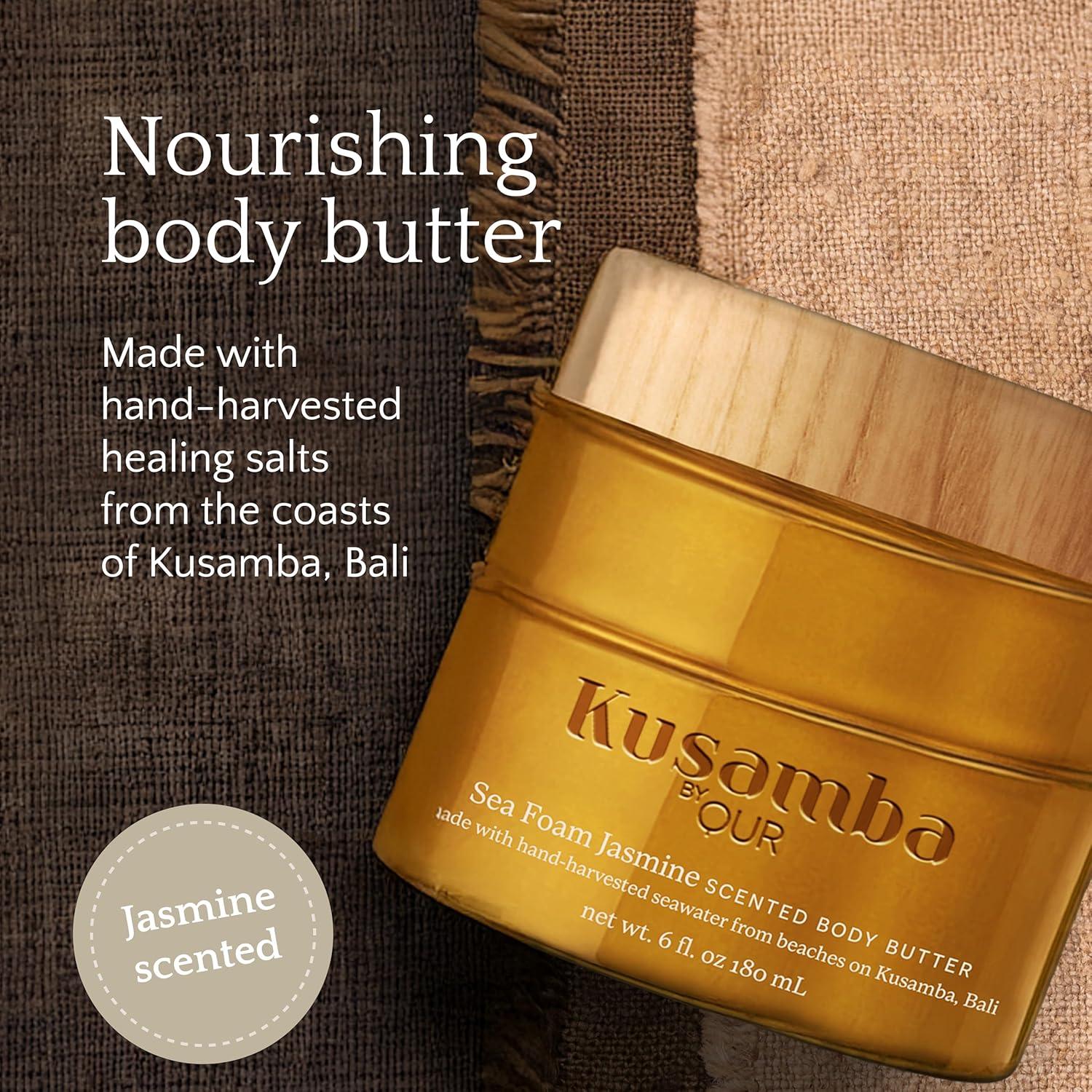 Manteca Corporal Natural QUR Jazmín SeaFoam 170g Hidratante