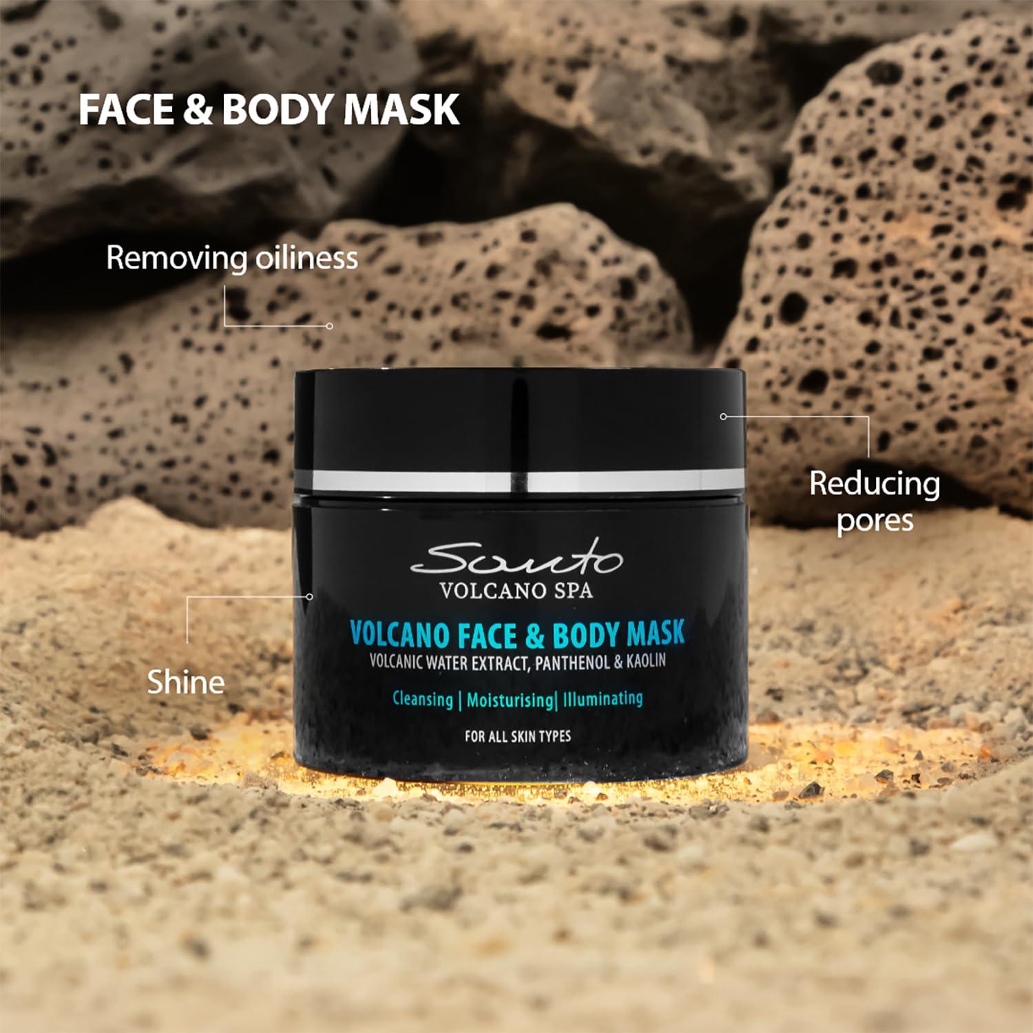 Mascarilla Facial y Corporal Santo Volcano 200ml - Arcilla Desintoxicante