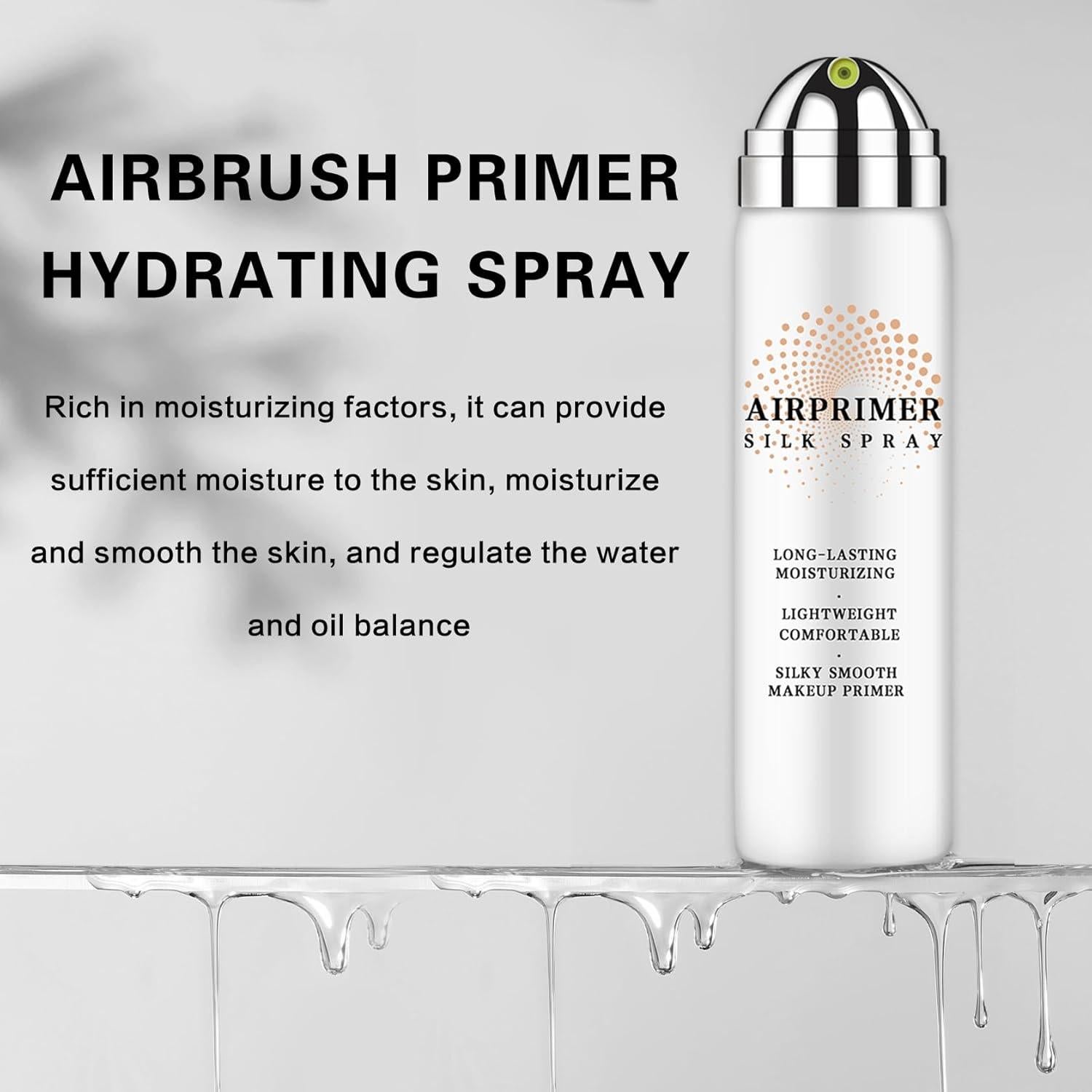 Primer de Aerógrafo QIUFSSE Hidratante para Piel Grasa 68g