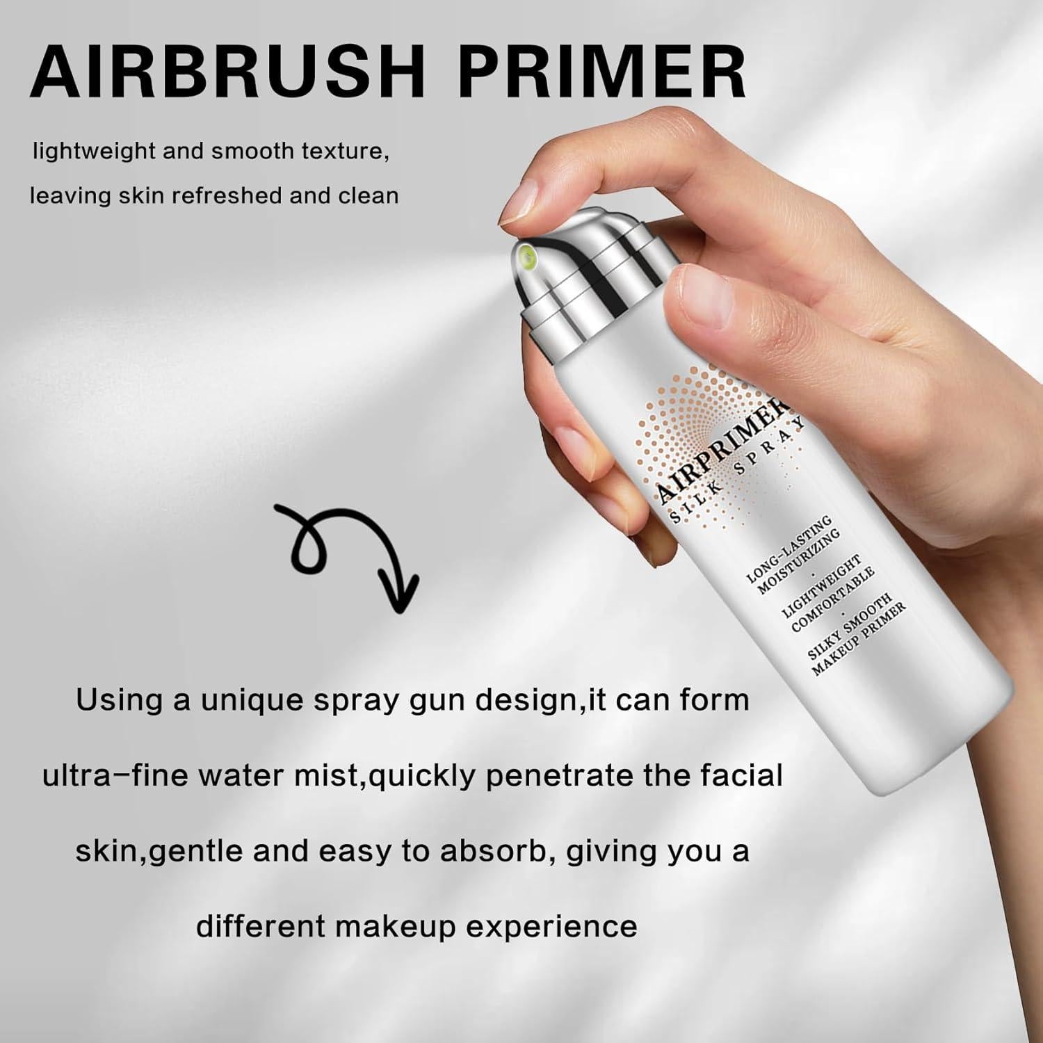 Primer de Aerógrafo QIUFSSE Hidratante para Piel Grasa 68g