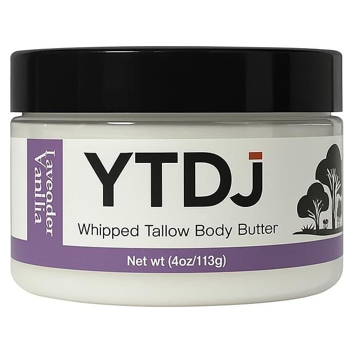 Manteca Corporal Orgánica YTDJ con Sebo de Res y Vainilla 113 g
