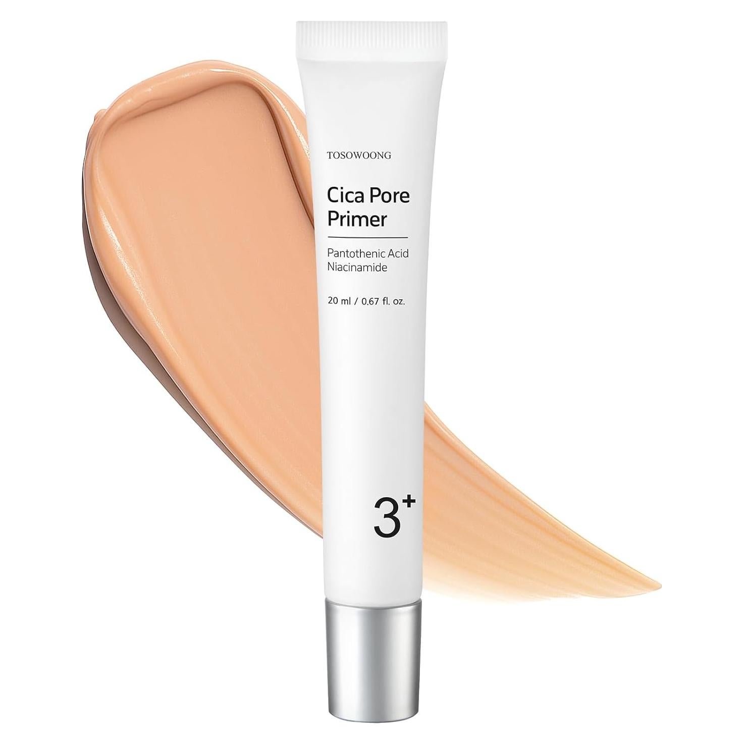 TOSOWOONG Cica Pore Primer 20ml - Primer Facial Control Sebo