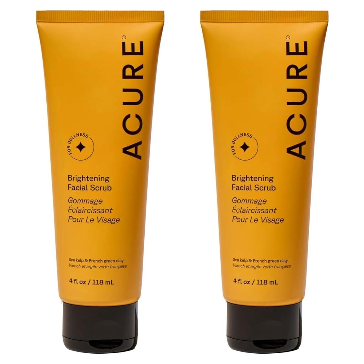 Exfoliante Facial Acure Iluminador 118 ml - Gel Limpiador Suave