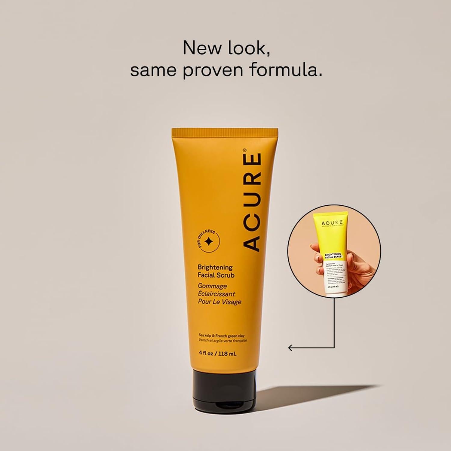 Exfoliante Facial Acure Brightening 118 ml - Paquete de 2