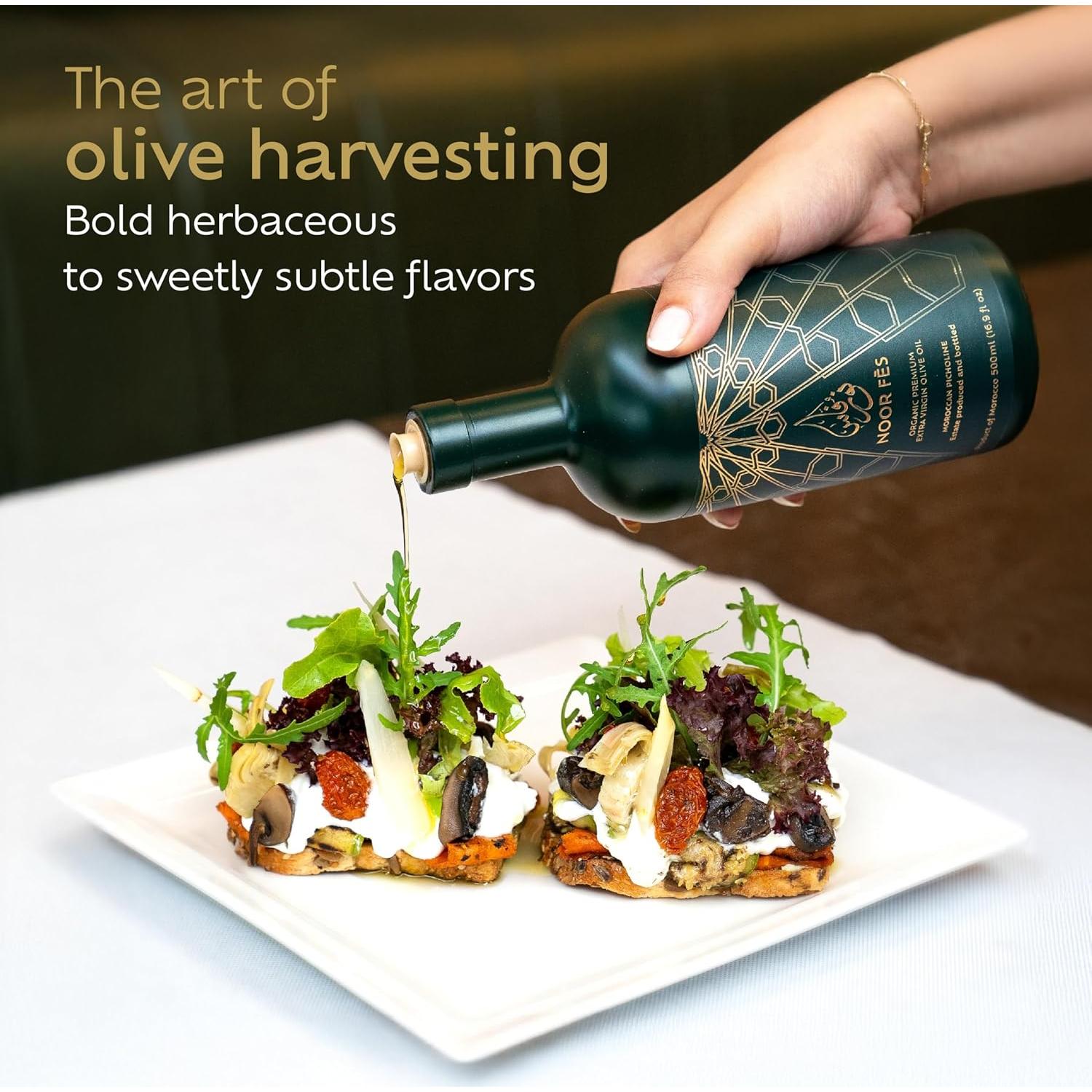 Aceite de Oliva Extra Virgen NOOR FÈS 500 ml Orgánico Picholine