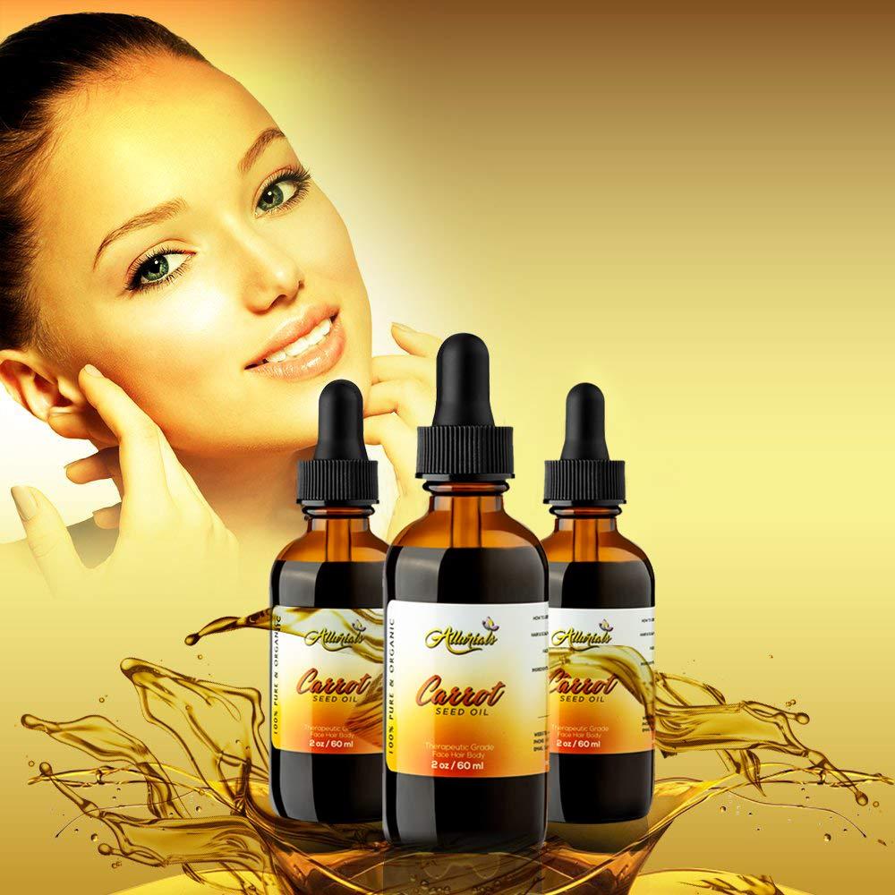 Aceite de Semilla de Zanahoria Allurials 60 ml - 100% Puro y Orgánico