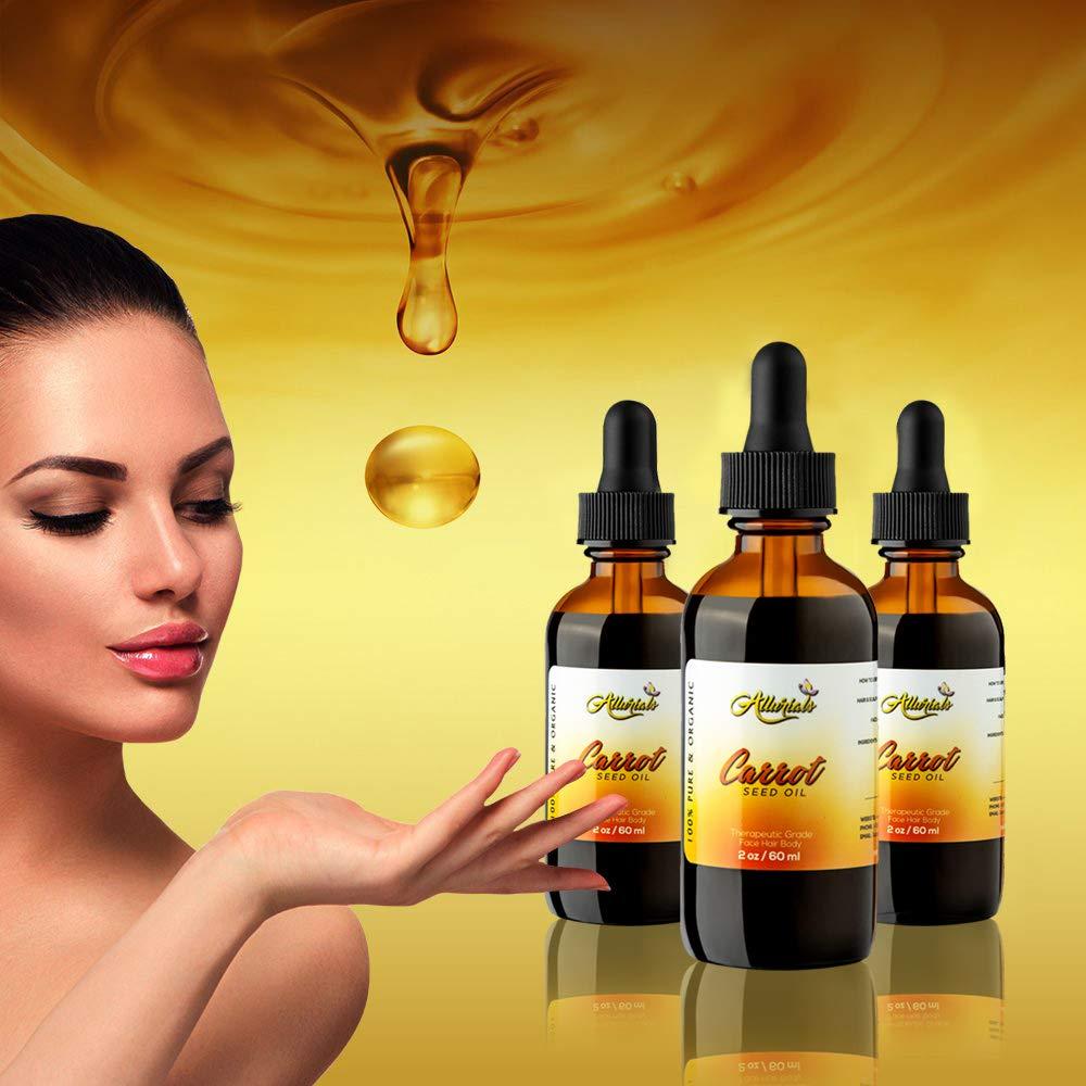 Aceite de Semilla de Zanahoria Allurials 60 ml - 100% Puro y Orgánico