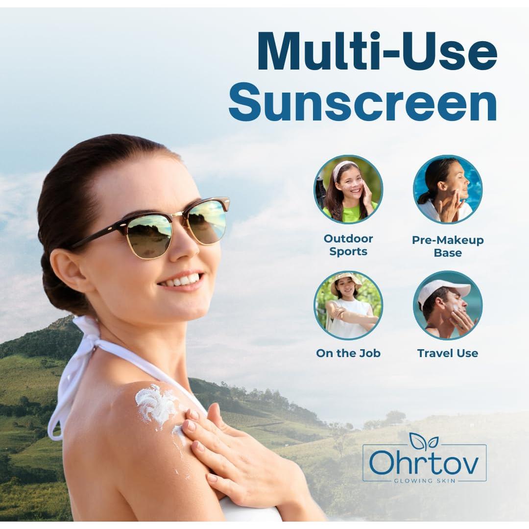 Protector Solar Natural Ohrtov - Grasa de Res y Óxido de Zinc 56g