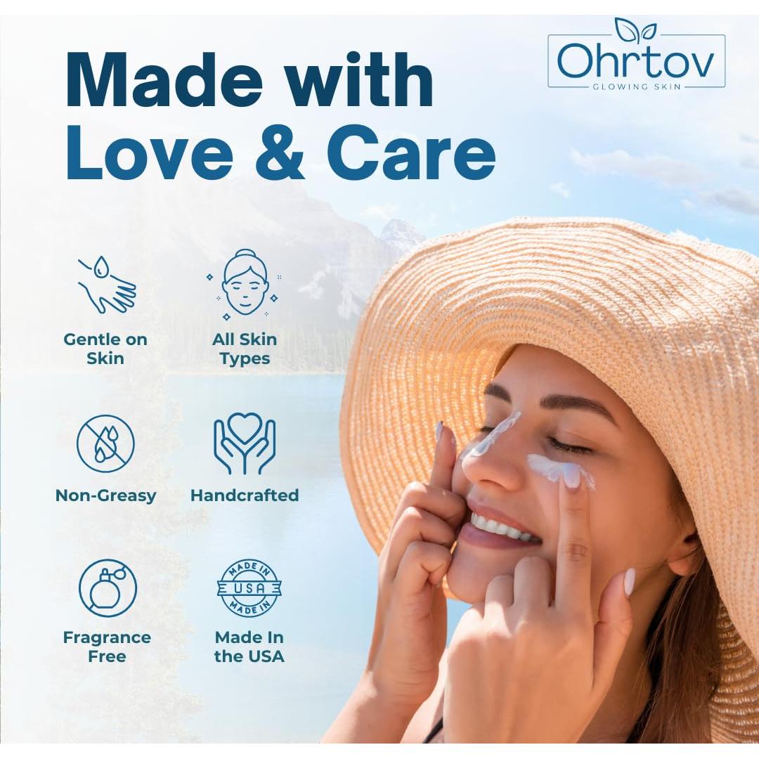 Protector Solar Natural Ohrtov - Grasa de Res y Óxido de Zinc 56g