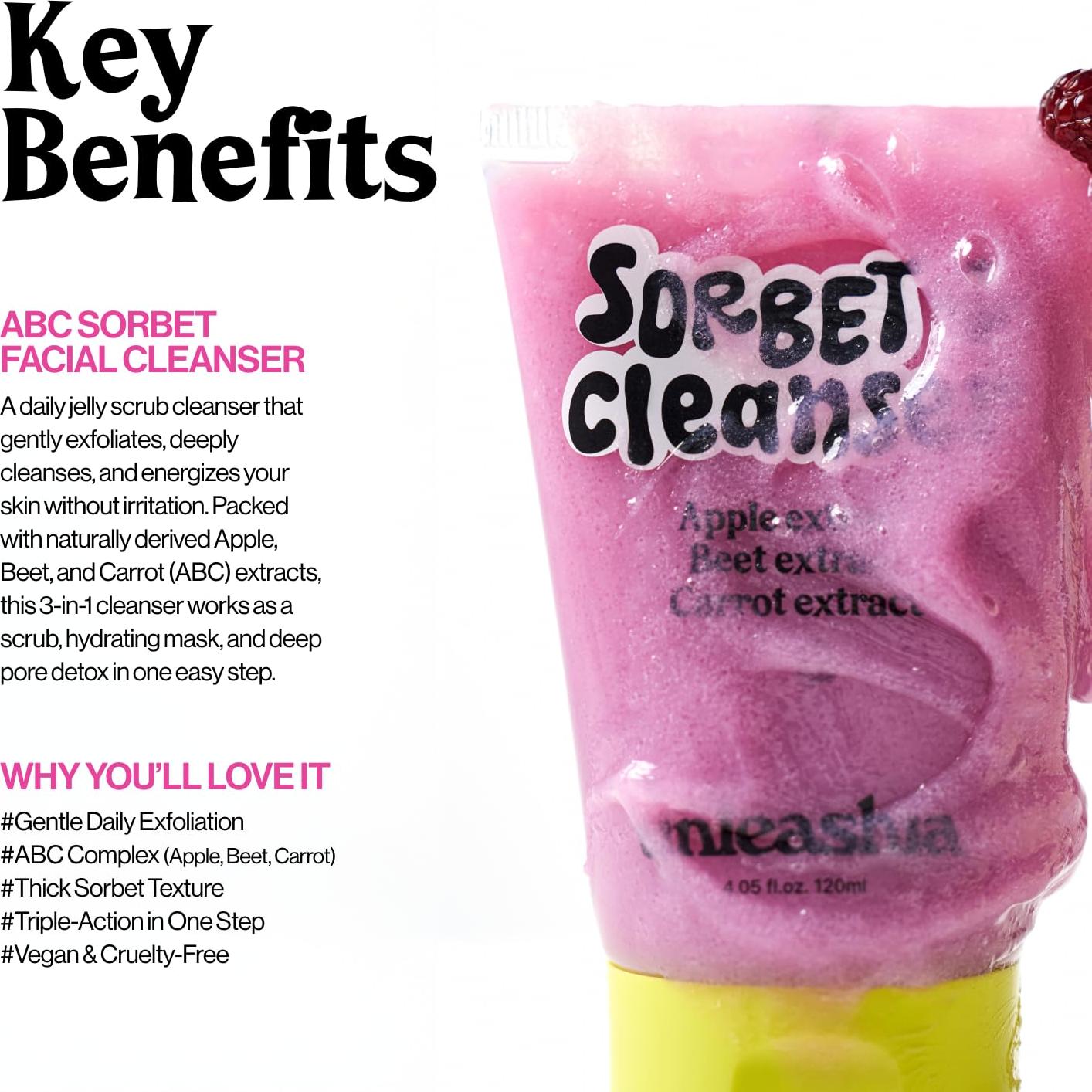 Limpiador Facial Hidratante 3 en 1 UNLEASHIA ABC 159g