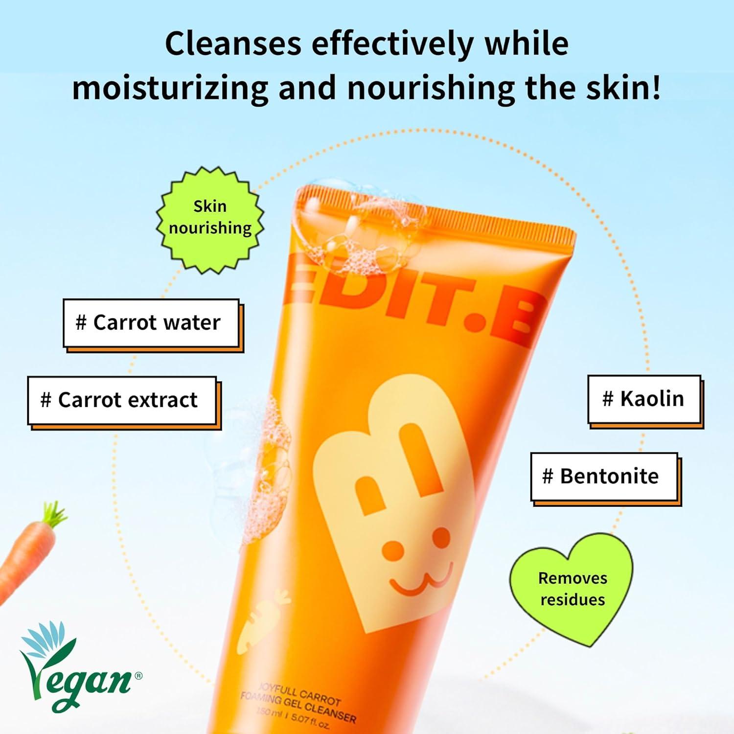 Gel Limpiador Facial Espumoso Joyfull 150ml - Cuidado Coreano