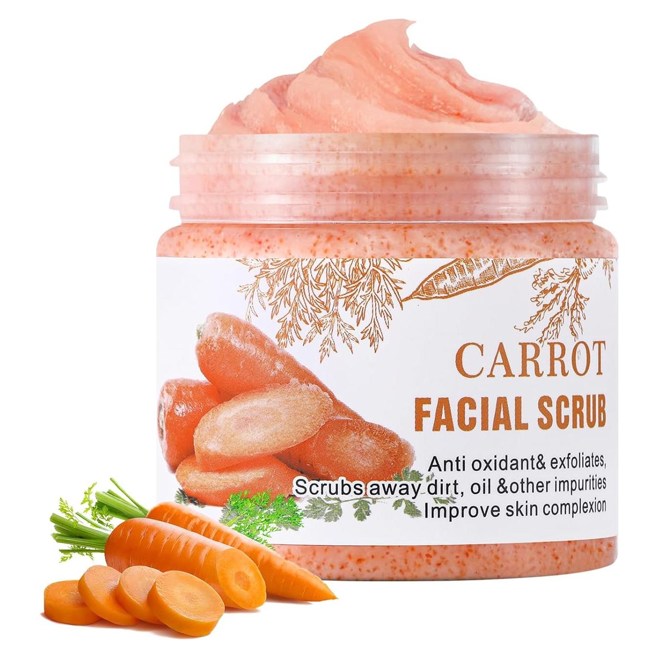 Exfoliante Facial de Zanahorias 45g - Limpieza Profunda Piel