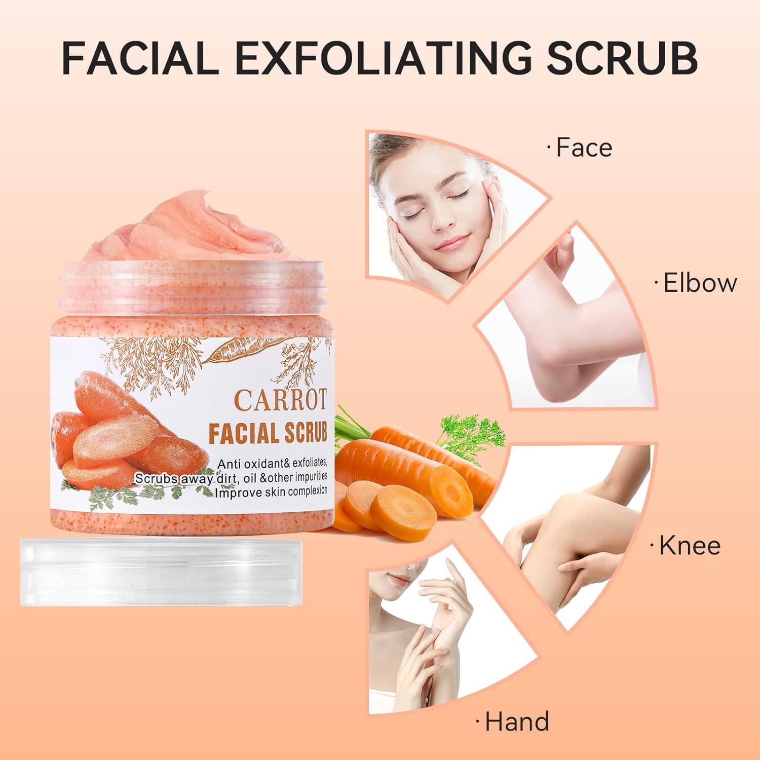 Exfoliante Facial de Zanahorias 45g - Limpieza Profunda Piel