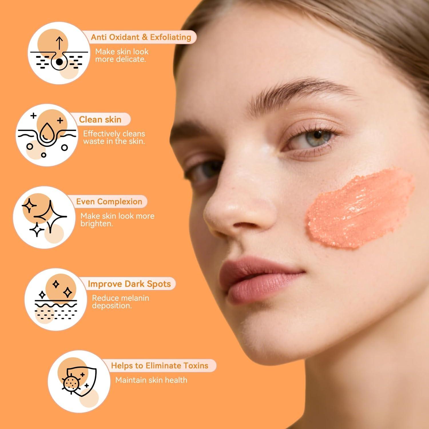 Exfoliante Facial de Zanahorias 45g - Limpieza Profunda Piel