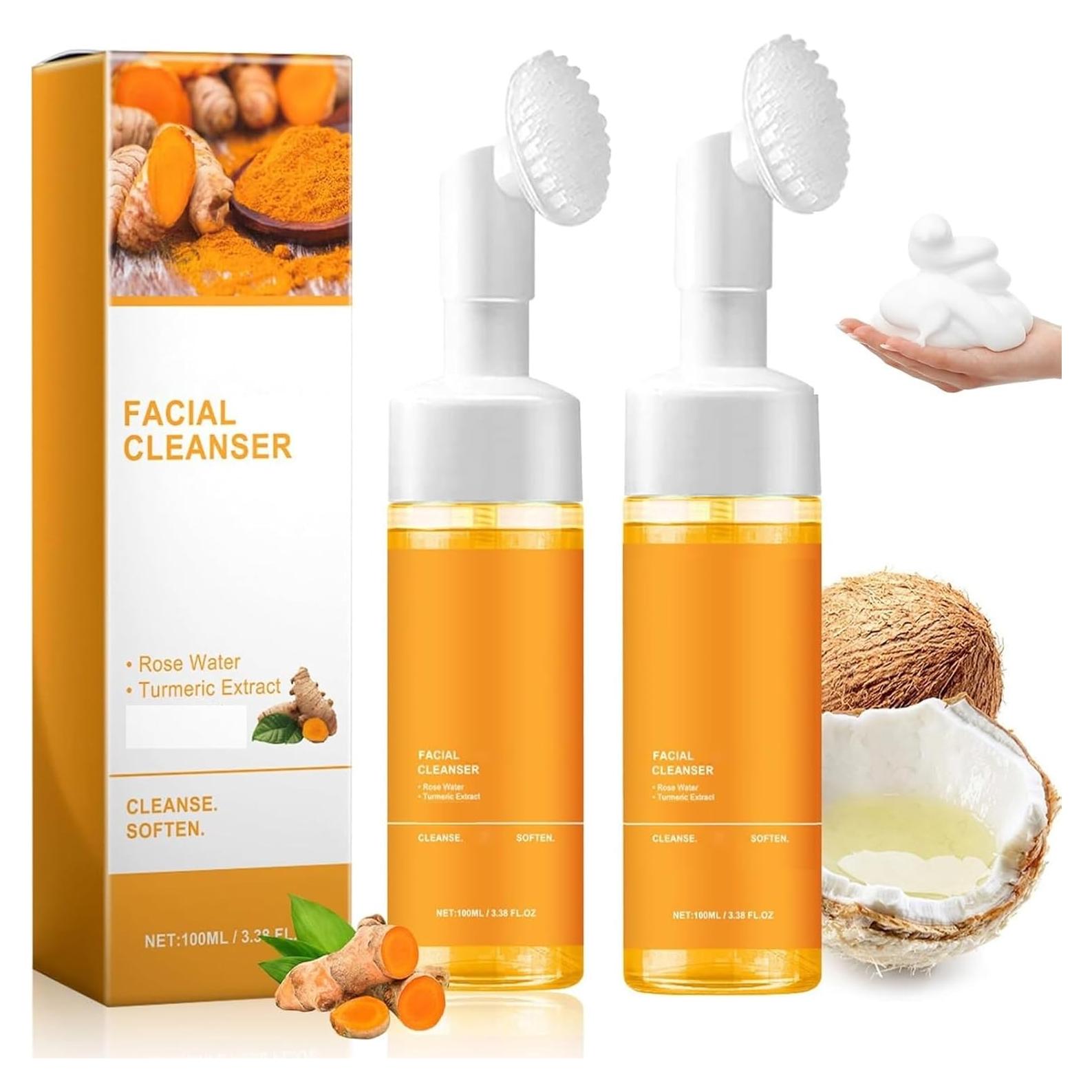 Limpiador Facial de Cúrcuma GHTPJ 100g Exfoliante Espuma