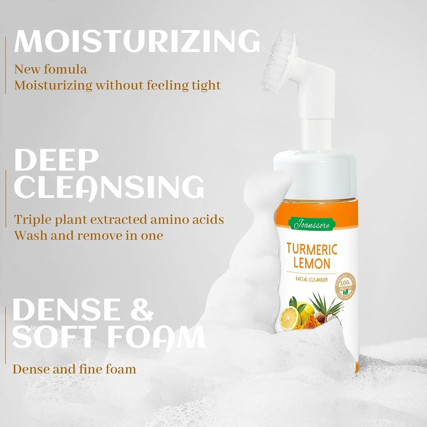 Paquete 2 Limpiadores Faciales Joanssore Cúrcuma y Limón 150g