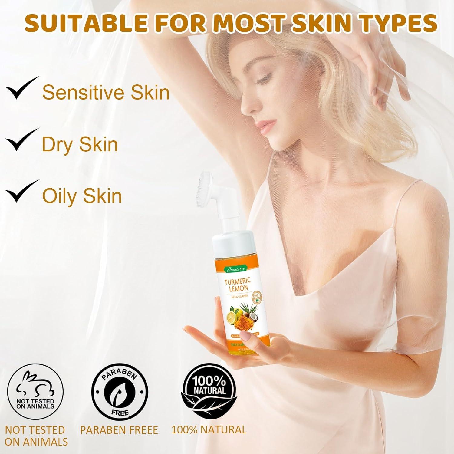 Paquete 2 Limpiadores Faciales Joanssore Cúrcuma y Limón 150g