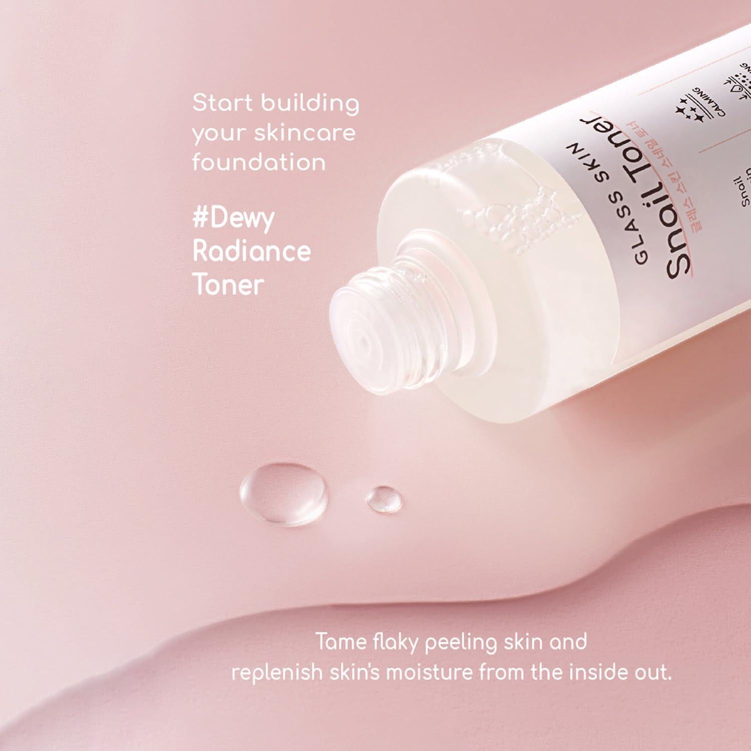 Tónico Facial Hidratante DEARBOO Glass Skin 250 ml Mucina Caracol