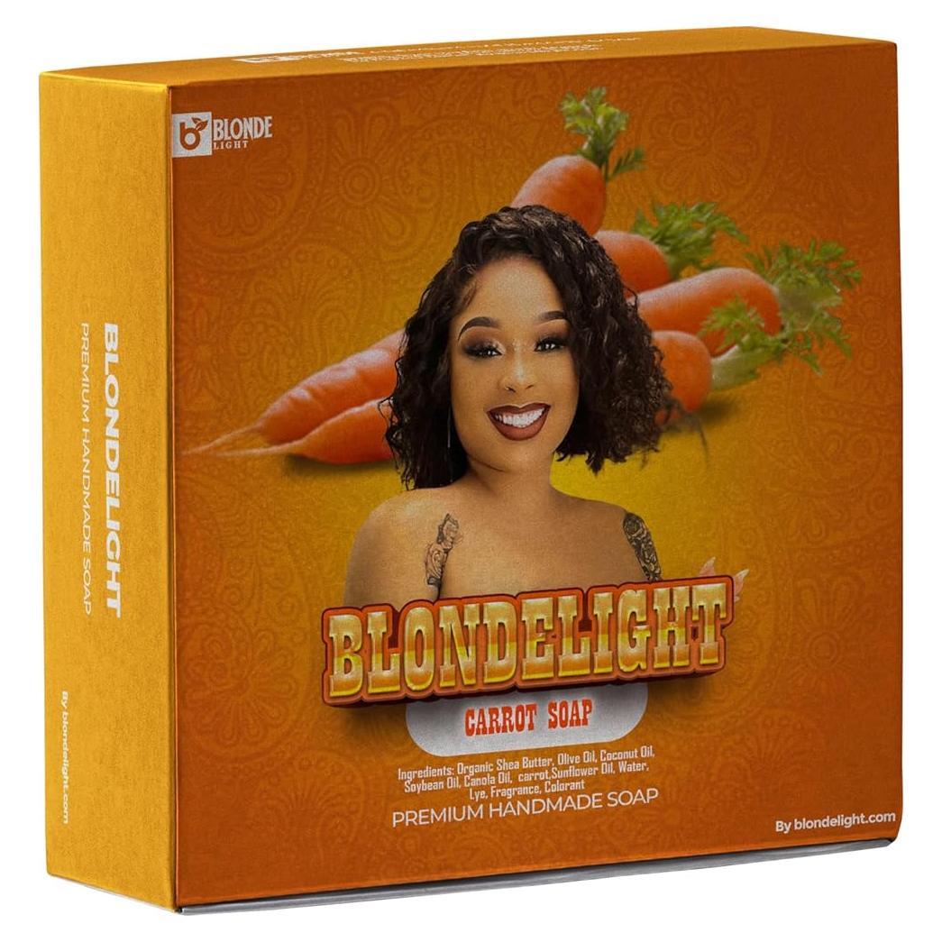 Jabón de Zanahoria Blondelight 224g - Hidratante y Nutritivo