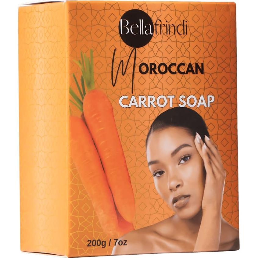 Jabón de Zanahoria Marroquí Bellafrindi 200g - Vegano y Natural