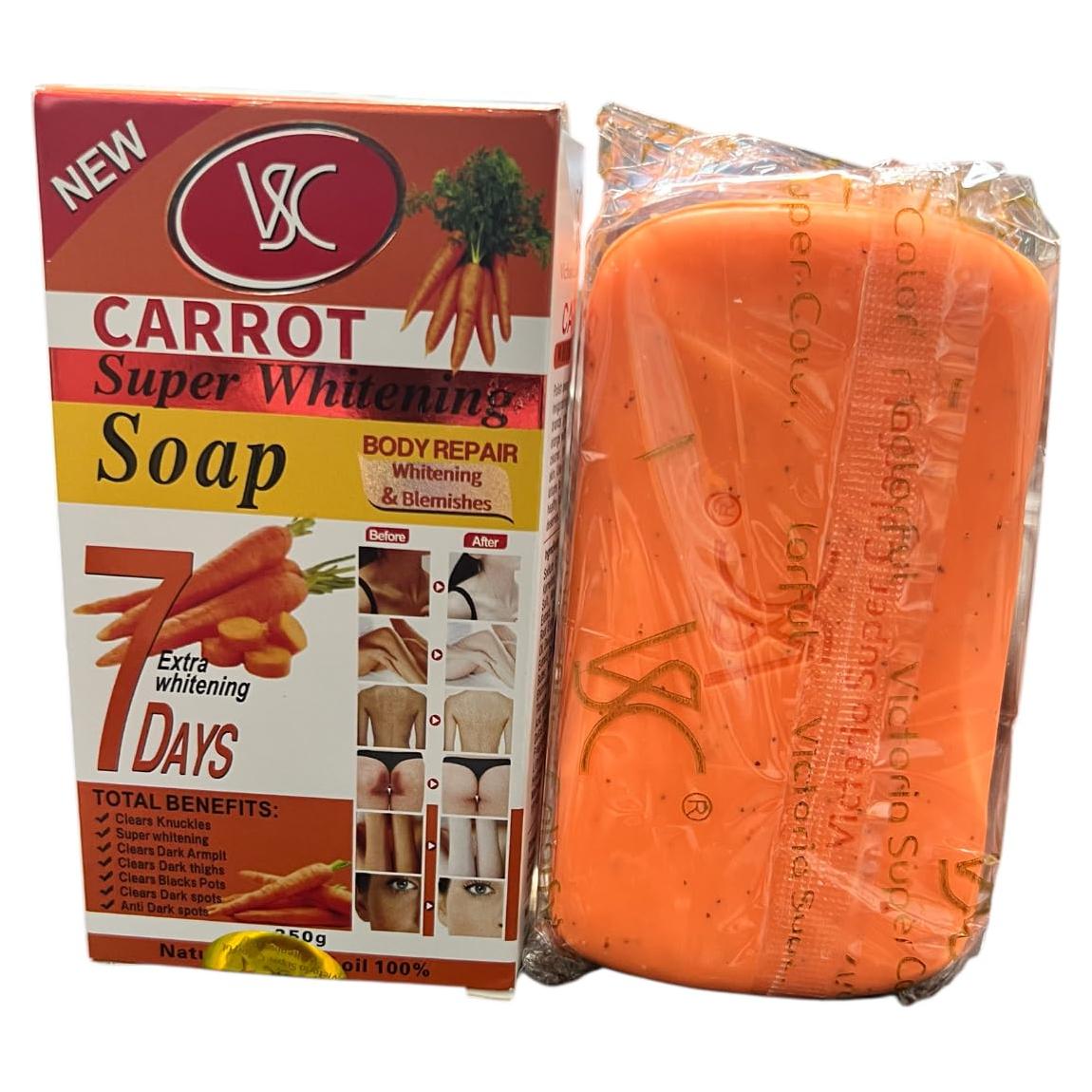 Jabón CARROT Soft 7 - Tratamiento Natural para Manchas 246g