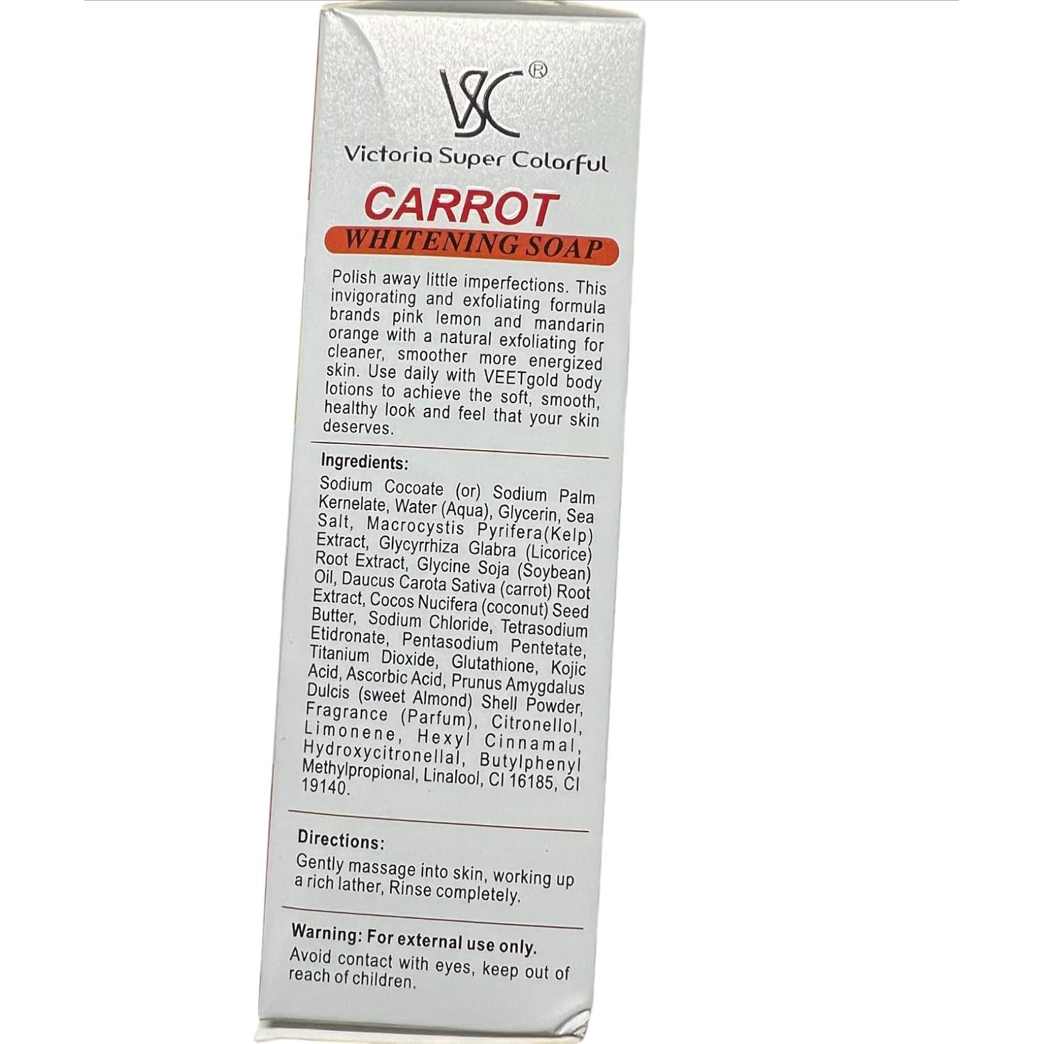 Jabón CARROT Soft 7 - Tratamiento Natural para Manchas 246g