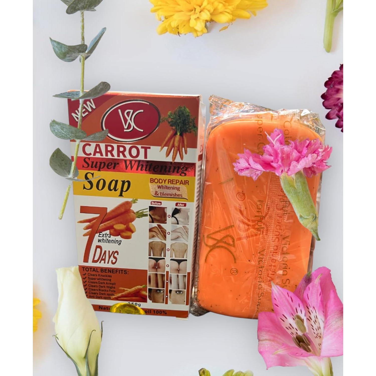 Jabón CARROT Soft 7 - Tratamiento Natural para Manchas 246g