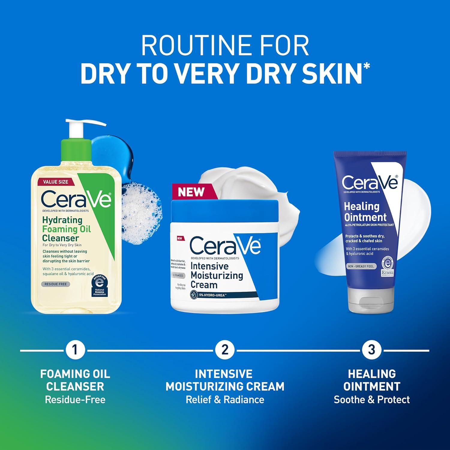 CeraVe Crema Hidratante Intensiva 539g - Piel Muy Seca