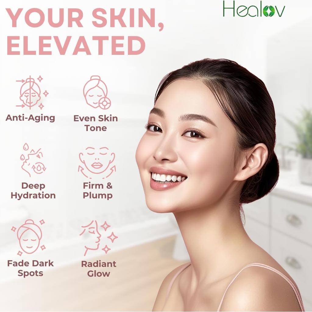 Crema Hidratante Facial Healov PDRN 90g - Antienvejecimiento