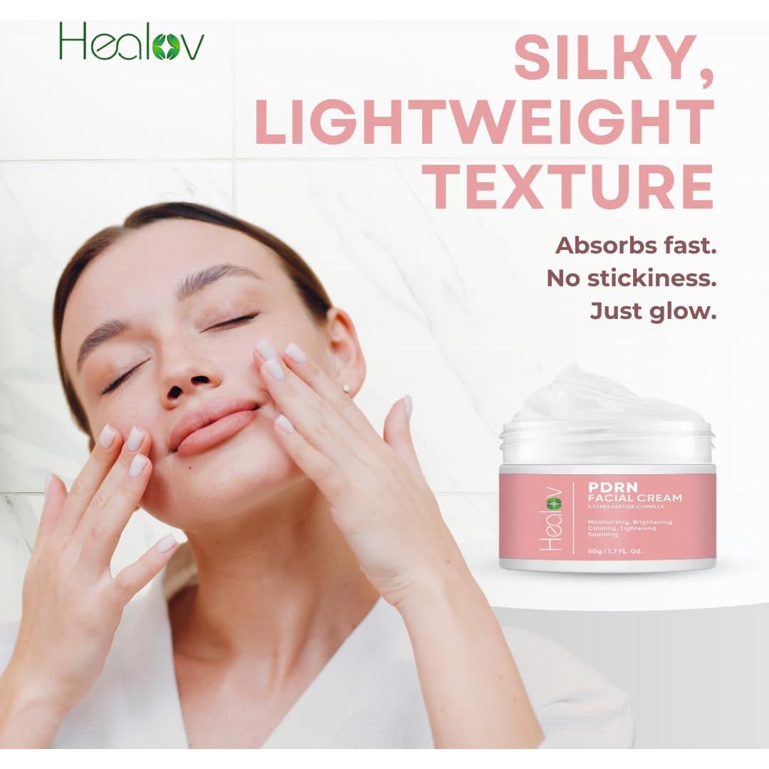 Crema Hidratante Facial Healov PDRN 90g - Antienvejecimiento