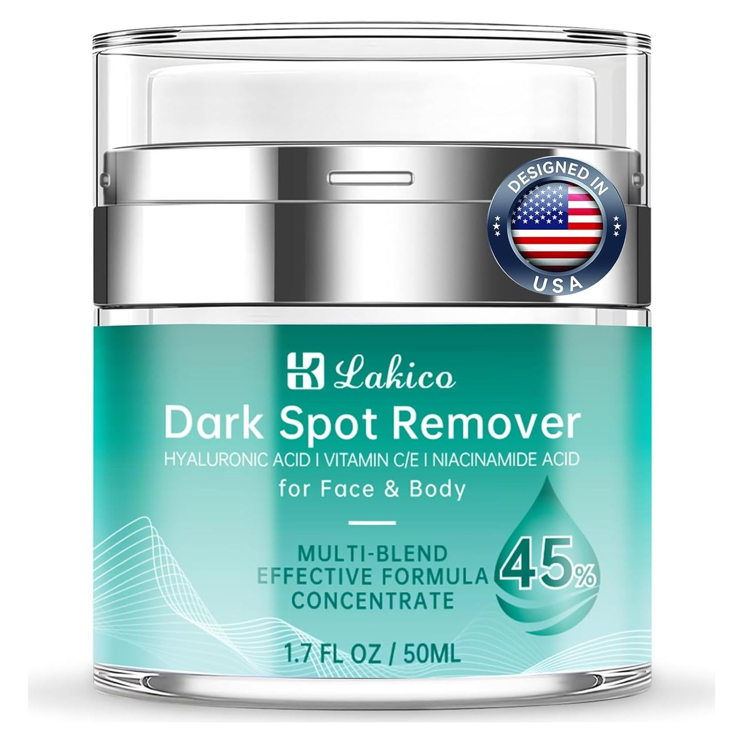 Removedor de Manchas Oscuras Lakico 50 ml - Crema Facial y Corporal