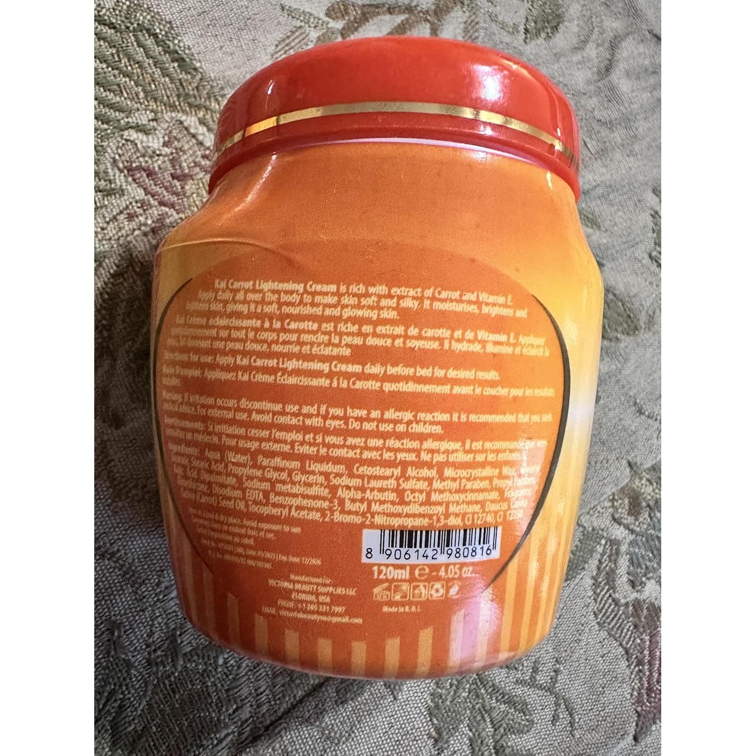 Crema Aclaradora de Zanahoria Kai - 2 Unidades 100ml