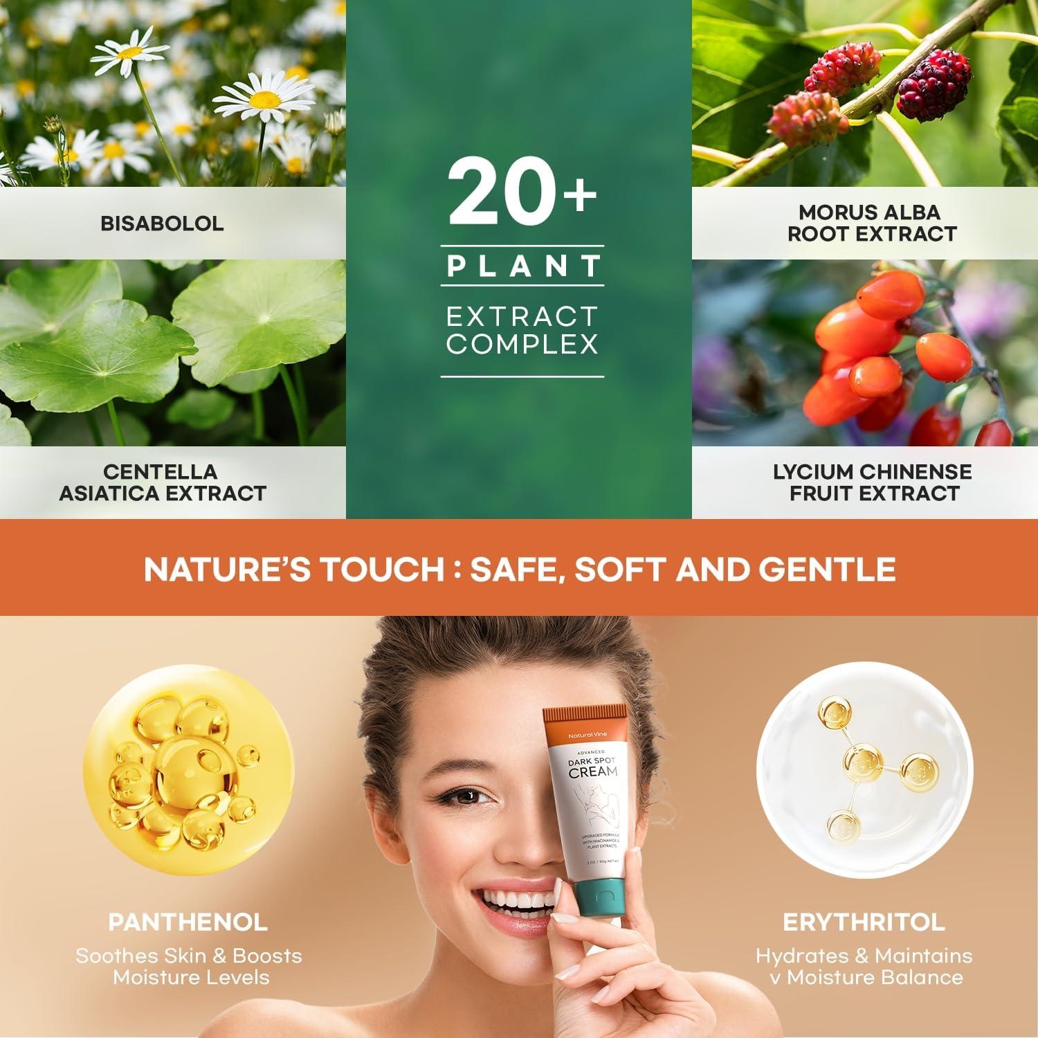 Crema Correctora de Manchas Oscuras Natural Vine 60g