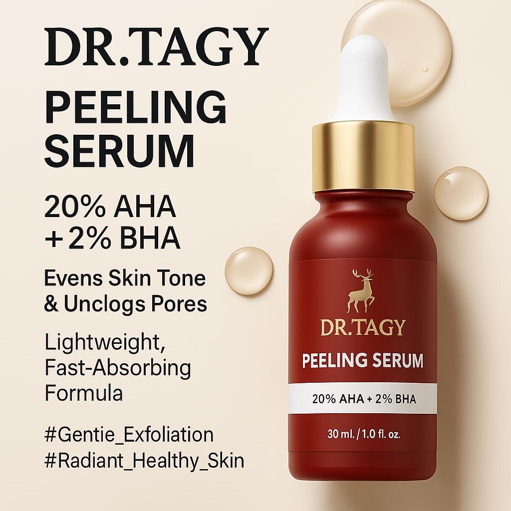 Suero Exfoliante DR.TAGY 30ml - AHA, BHA y Vitamina C