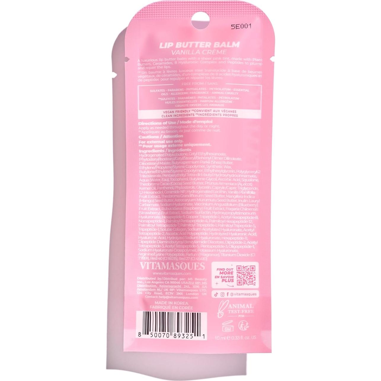 Bálsamo Labial Hidratante Vitamasques Vainilla Crème 9ml