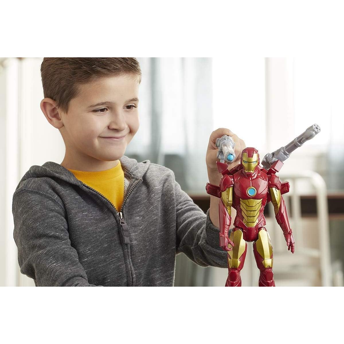 Figura de Acción Iron Man 30 cm Hasbro Titan Hero Blast Gear