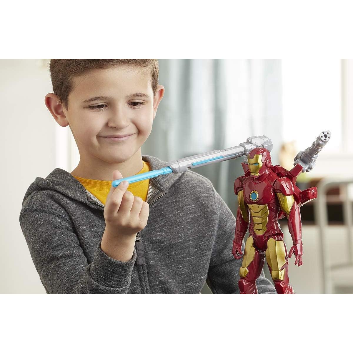Figura de Acción Iron Man 30 cm Hasbro Titan Hero Blast Gear