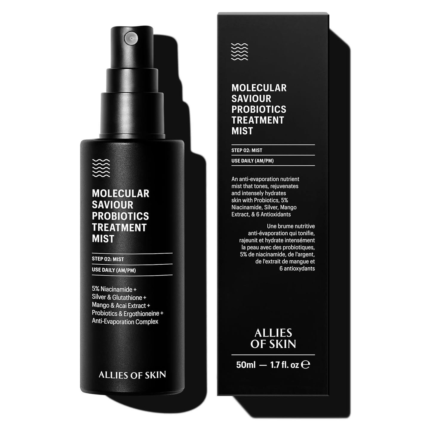 Mist Facial Probiotico Aliados de la Piel 50 ml - Hidratante y Tonificante