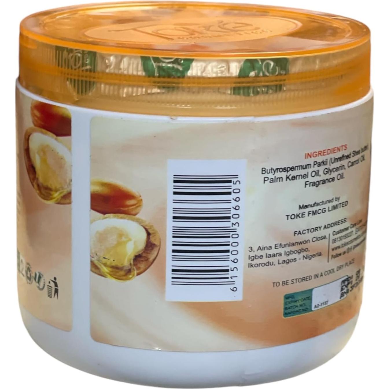 Manteca de Karité de Zanahoria Toke 100% Natural 200g